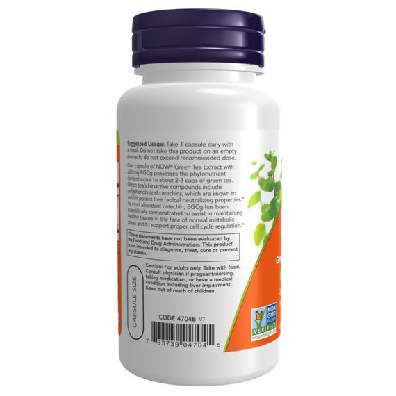 EGCg Green Tea Extract 400mg - 180 vcaps | Зображення 2