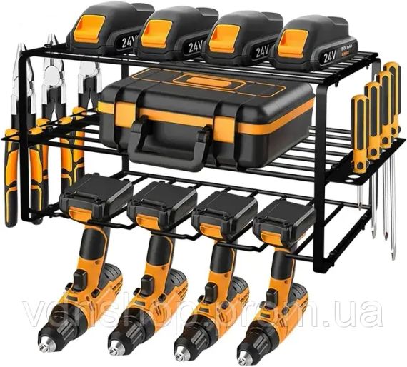 Органайзер стеллаж для инструментов настенный MZY-858