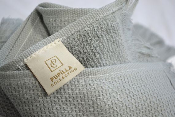 Набір рушників Pupilla Bernini з бахромою Gri | Зображення 2