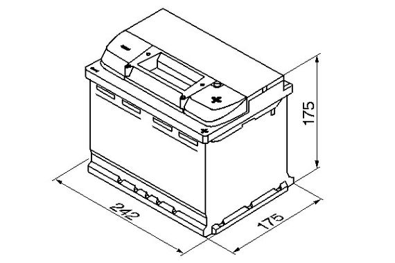 Аккумулятор BOSCH 12В 60Ач 540A S4 | Зображення 4