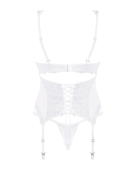 Комплект Obsessive Amor Blanco, білий, S/M | Зображення 5