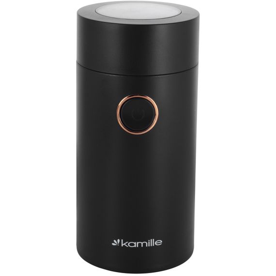 Кофемолка электрическая Kamille 150 Вт ротационная электрокофемолка измельчитель орехов специй сахара зерновых