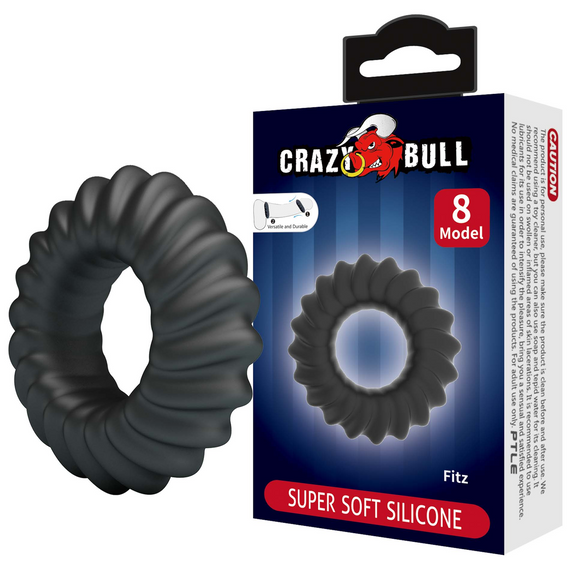 Ерекційне кільце Crazy Bull №8 - FITZ super soft silicone, BI-210356 sexstyle