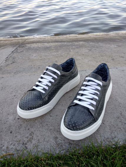 Серые турецкие кеды Luciano 41 44 размер | Зображення 2