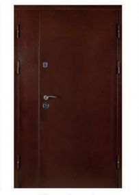 Дверь входная Престиж Медь антик ПВХ дуб темный Медь антик