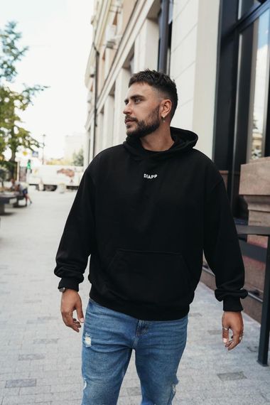 Худі з мерчем ДТФ (оверсайз) | Зображення 2