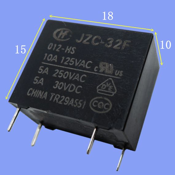 Реле HONGFA JZC-32f/005-ZS(551) (5 VDC) | Зображення 1