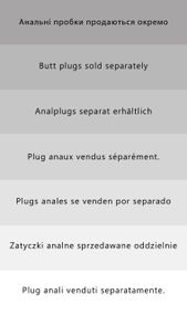 Анальний хутряний хвіст без пробки, Яскраво-рожевий з білим, OKOVA sexstyle