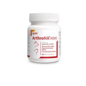 Витамины для укрепления суставов у собак малых пород и котов Dolfos ArthroHA mini 40 табл
