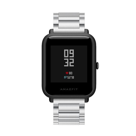 Металевий ремінець Primo для годинника Xiaomi Huami Amazfit Bip / Amazfit GTS - Silver | Зображення 2