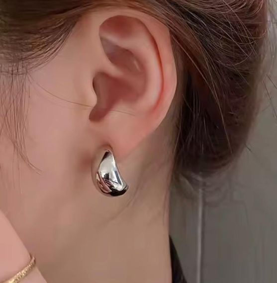 Сережки з краплями, сережки з краплинами, сережки краплі, сережки крапельки, сережки з крапельками, сережки гвоздики краплини | Зображення 1