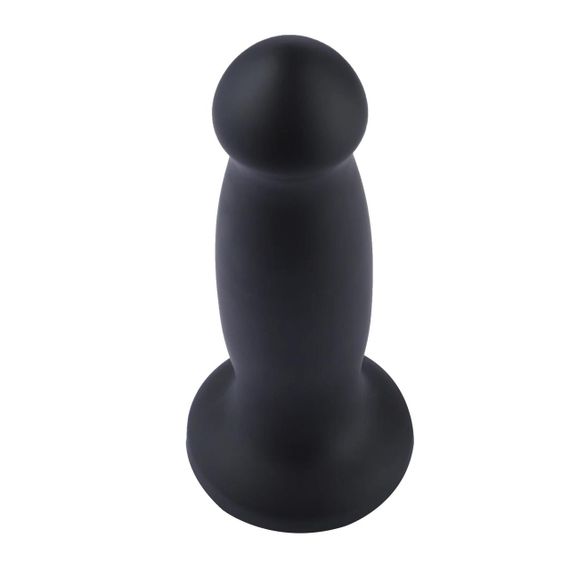Силіконовий фалоімітатор для секс-машин Hismith 7.2" Black Silicone Anal Dildo, система KlicLok Sex Aura | Зображення 1