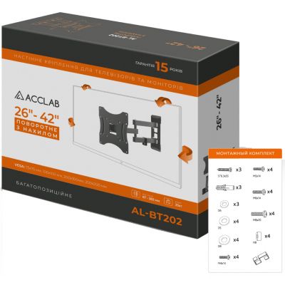 Кронштейн ACCLAB AL-BT202 (1283126485756) | Зображення 6