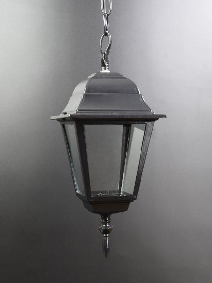 Ліхтар вуличний підвісний 25992 Чорний 35-85х15х20 см. | Зображення 1