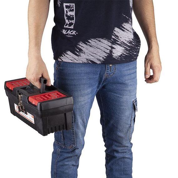 Ящик для інструментів з металевими замками 13" 330*177*135 мм INTERTOOL BX-1013 | Зображення 5