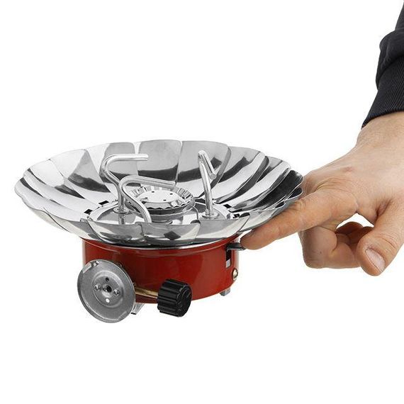 Пальник газовий туристичний з захистом від вітру INTERTOOL GS-0011 | Зображення 4