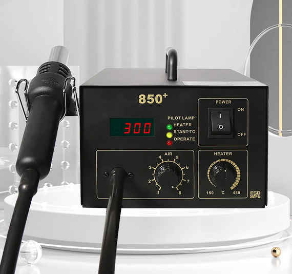 Паяльная станция JCD 850+ термофен с ЖК-дисплеем (sv2445) | Зображення 2