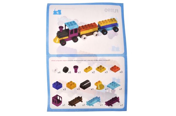 Конструктор FL1190 "Потяг" 34 дет. р.22x6x16 см YG Toys | Зображення 2
