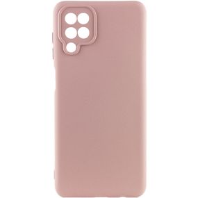 Чехол Silicone Cover Lakshmi Full Camera (A) для Samsung Galaxy A12 / M12 Full camera, Рожевий/Pink Sand