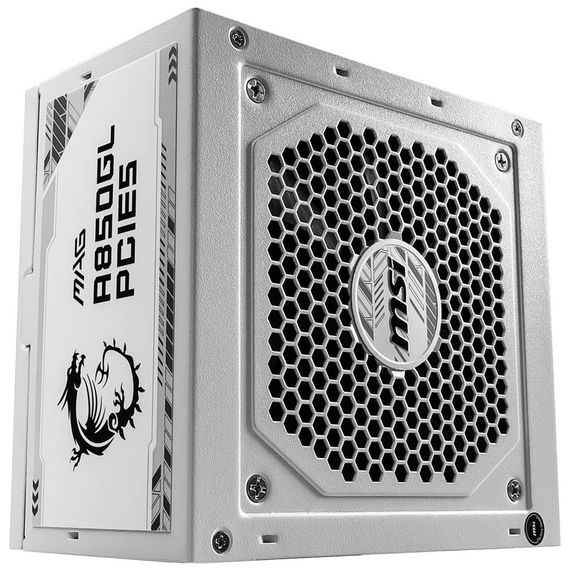 Блок питания MSI 850W (MAG A850GL PCIE5 WHITE) | Зображення 6
