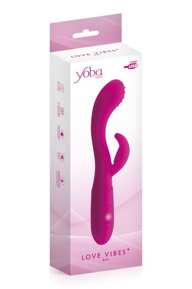 Силиконовый вибратор RABBIT YOBA + BESS VIBRATOR RABBIT USB sexstyle