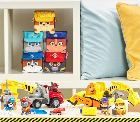 Щенячий патруль Кремез і команда Бульдозер та фігурка Кремеза Paw Patrol Rubble & Crew Rubble’s Bulldozer Toy Truck | Зображення 7