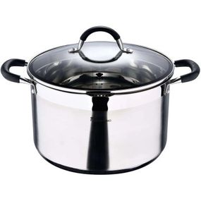 Каструля MasterPro Foodies collection висока з кришкою 4 л (BGMP-1505-BK)