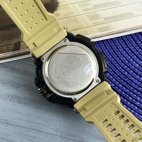 Skmei 1343 Black-Khaki Wristband | Зображення 4
