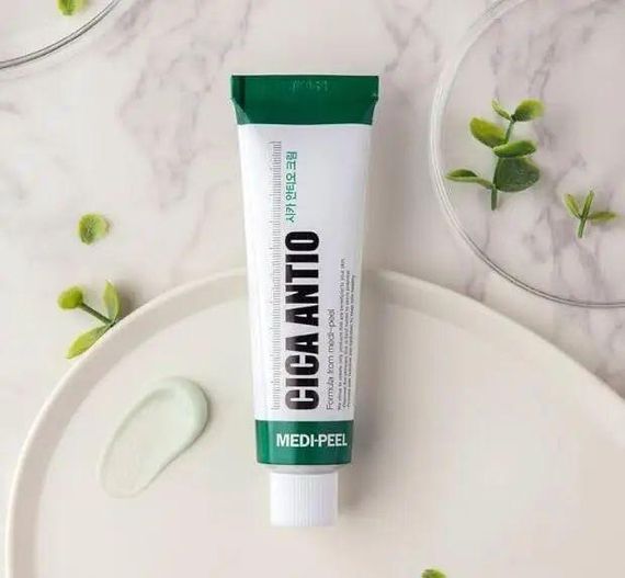 Восстанавливающий крем Medi-Peel Cica Antio Cream 30 ml с центеллой и пептидами | Зображення 3