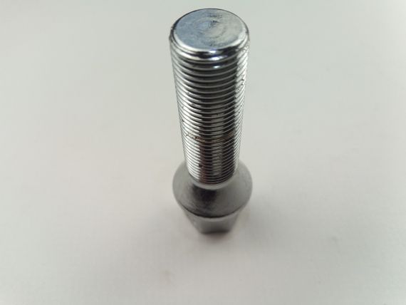 Болт колісний М14х40х1,25 хром, конус, ключ 17 | Зображення 1