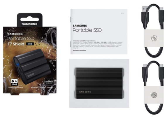 SSD накопичувач Samsung T7 Shield 1TB USB 3.2 Type-C Black (MU-PE1T0S/EU) | Зображення 7