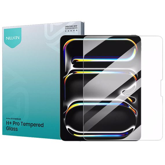 Защитное стекло Nillkin (H+ PRO) для Apple iPad 10.9" (2022-24) / 11" (A16) 2025 (+ аппликатор) Прозрачный