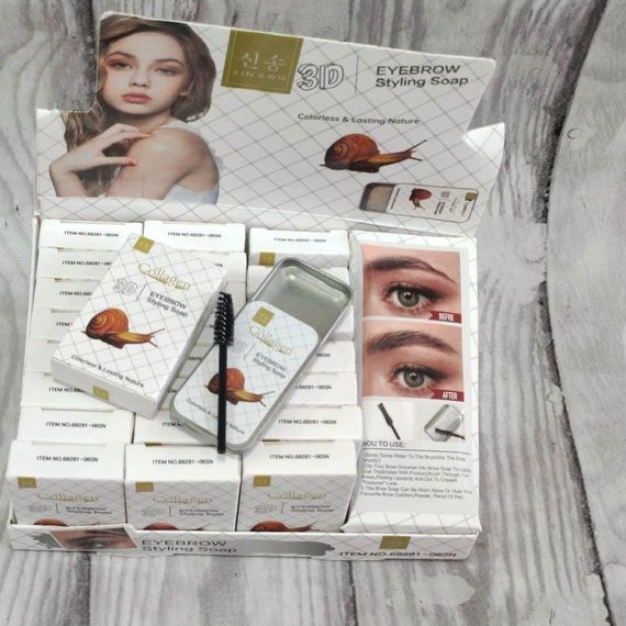 Мило для фіксації брів 3D з колагеном і муцином равлика Collagen Styling Soap | Зображення 2