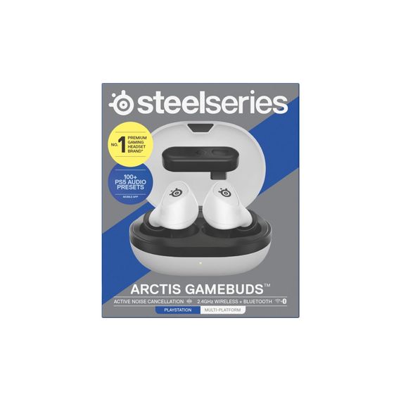 Навушники SteelSeries Arctis GameBuds Bluetooth White (61682) | Зображення 4