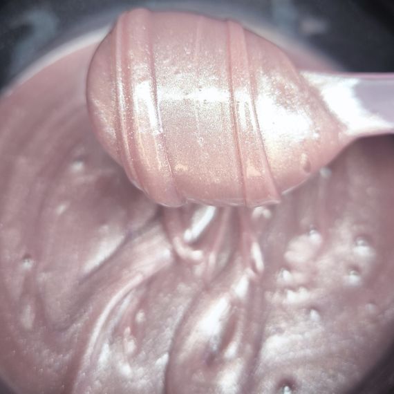 Гель для наращивания ногтей Польша Shimmer Peach 50мл | Зображення 1