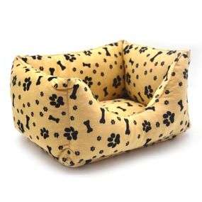 Лежак для собак и котов Zoo-hunt Лапки двусторонний №3 500х650х230 мм