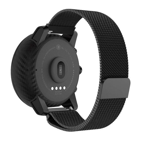 Міланський сітчастий ремінець Primo для годинника Xiaomi Huami Amazfit SportWatch 2 / Amazfit Stratos - Black | Зображення 1