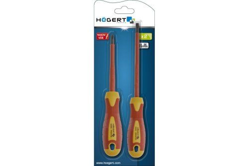 Набір викруток діелектричних 1000V, HT1S990 уп 2 шт Hoegert | Зображення 1