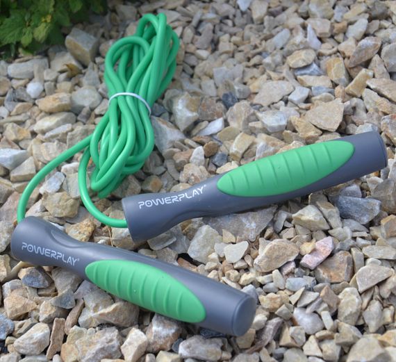 Скакалка PowerPlay 4204 Classic Jump Rope Зелена (2,7m.) | Зображення 7