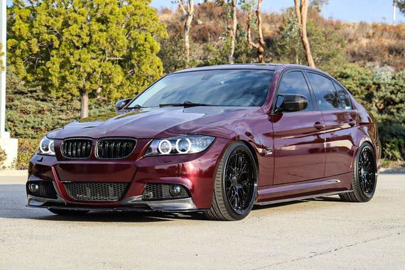 Накладки на передній бампер Flap (для E90 2008-2011 M-Sport, Карбон) для BMW 3 серія E-90/91/92/93 рр | Зображення 2