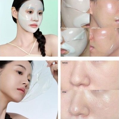 Ночная гидрогелевая маска для лица Biodance Refreshing Sea Kelp Real Deep Mask (34 g) | Зображення 3
