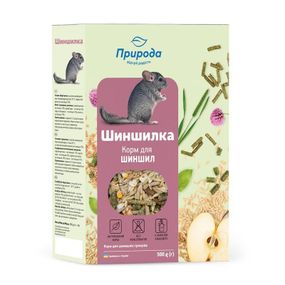 Повноцінний корм для шиншил Природа "Шиншилка" 6*500 г