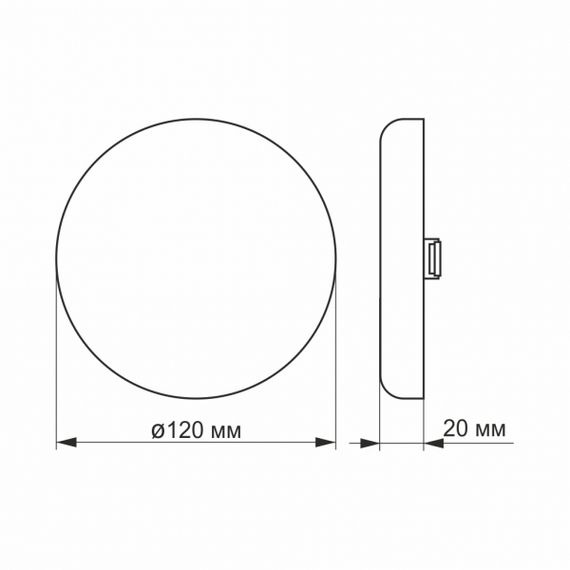 LED світильник безрамковий круглий VIDEX 15W 4100K | Зображення 2