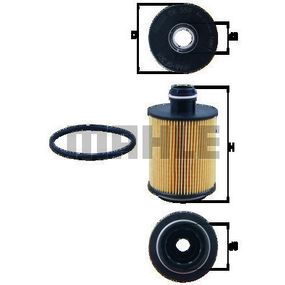 Фильтр масляный Mahle OX559DECO