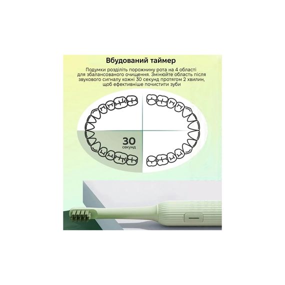 Електрична зубна щітка Xiaomi Mint5 Sonik Green (MINT5-G) | Зображення 3