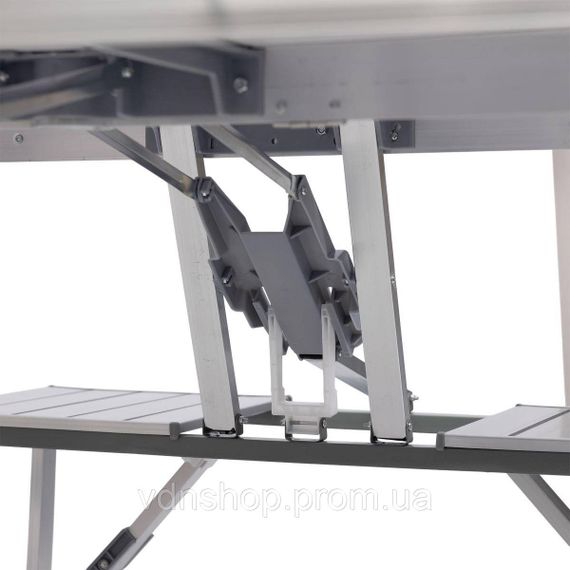 Складаний алюмінієвий стіл трансформер + 4 стільці для пікніка у валізі набір туристичних складних меблів G03-2 | Зображення 4