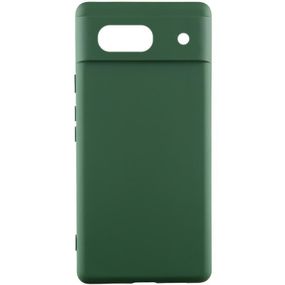 Чехол Silicone Cover Ummi Lakshmi Full Camera (AA) для Google Pixel 7a Зеленый / Dark green