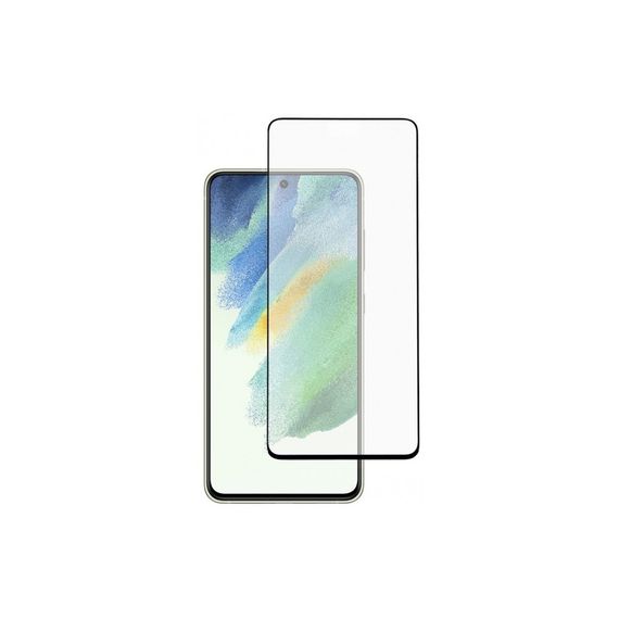 Скло захисне Dengos Full Glue Samsung Galaxy S21 FE black frame (TGFG-252) | Зображення 1