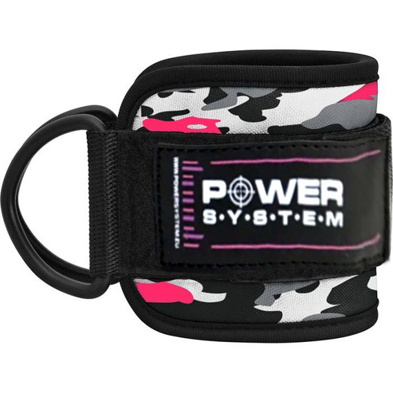 Манжети на щиколотку Павер сістем PS-3470 Ankle Strap Camo Pink/Black | Зображення 2