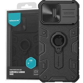 TPU+PC чохол Nillkin CamShield Armor (шторка на камеру) для Apple iPhone 15 Pro Max (6.7")
